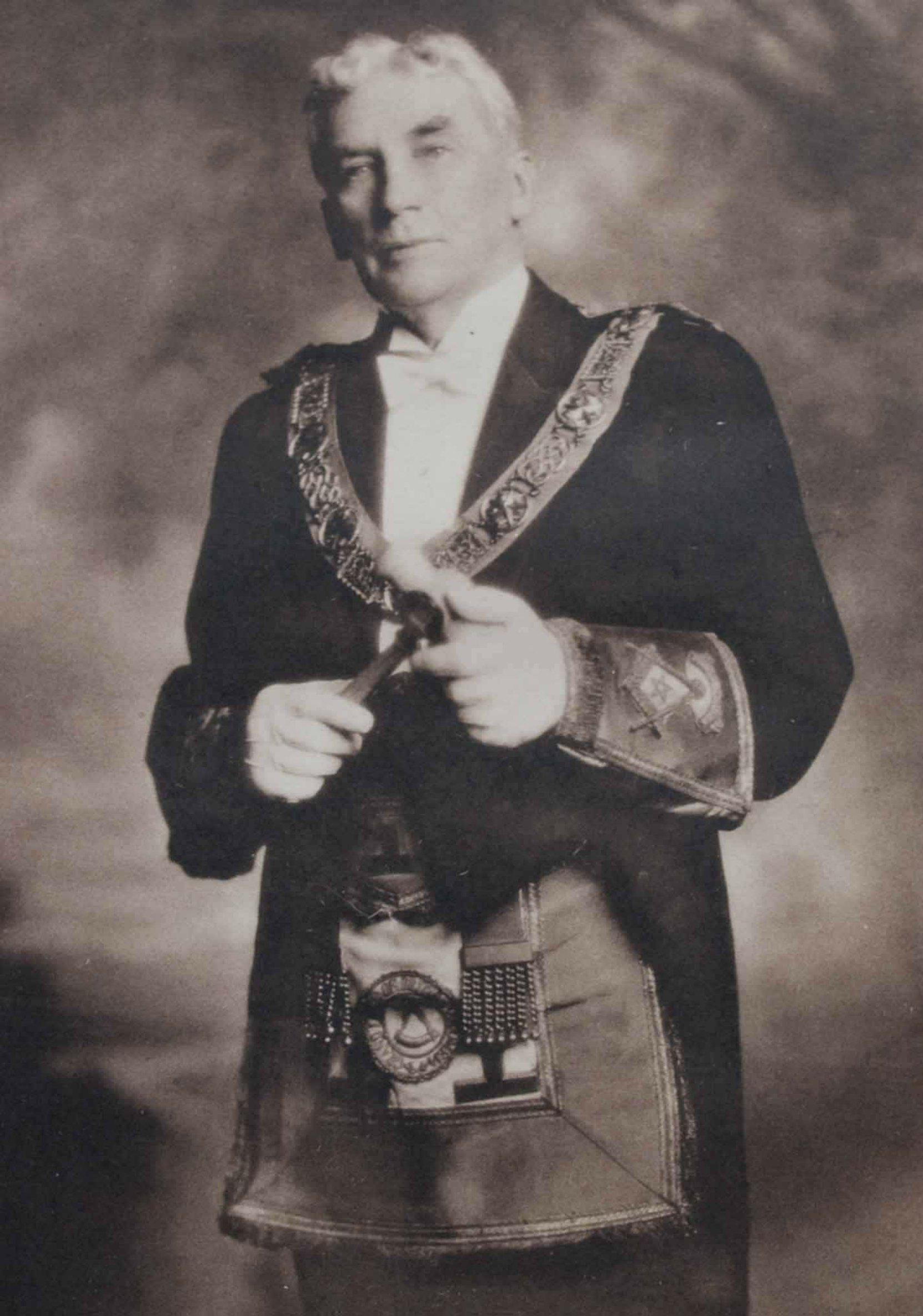 Most Worshipful Brother Donald Edward Kerr as Grand Master of B.C. & Yukon, 1930