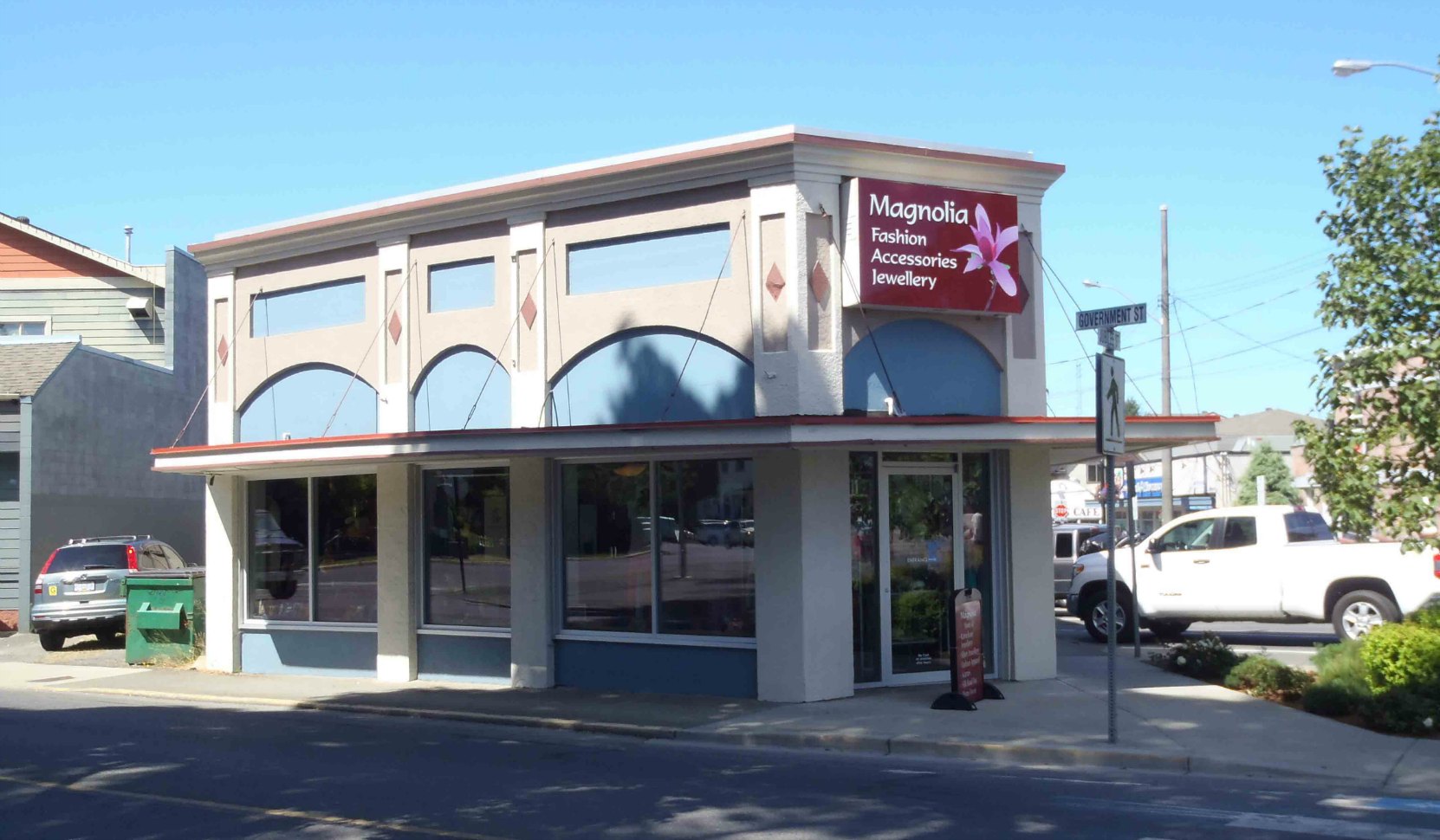 231 Government Street, Duncan, B.C. Built in 1929 for Thomas Pitt. Architect: Douglas James