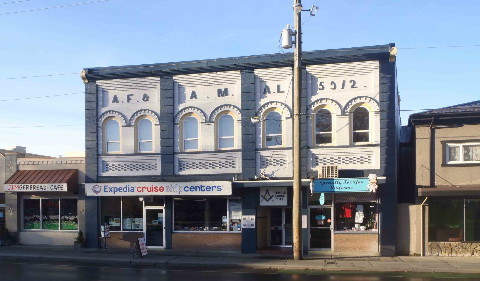 Duncan Masonic Temple, 163 Canada Avenue, Duncan, B.C.