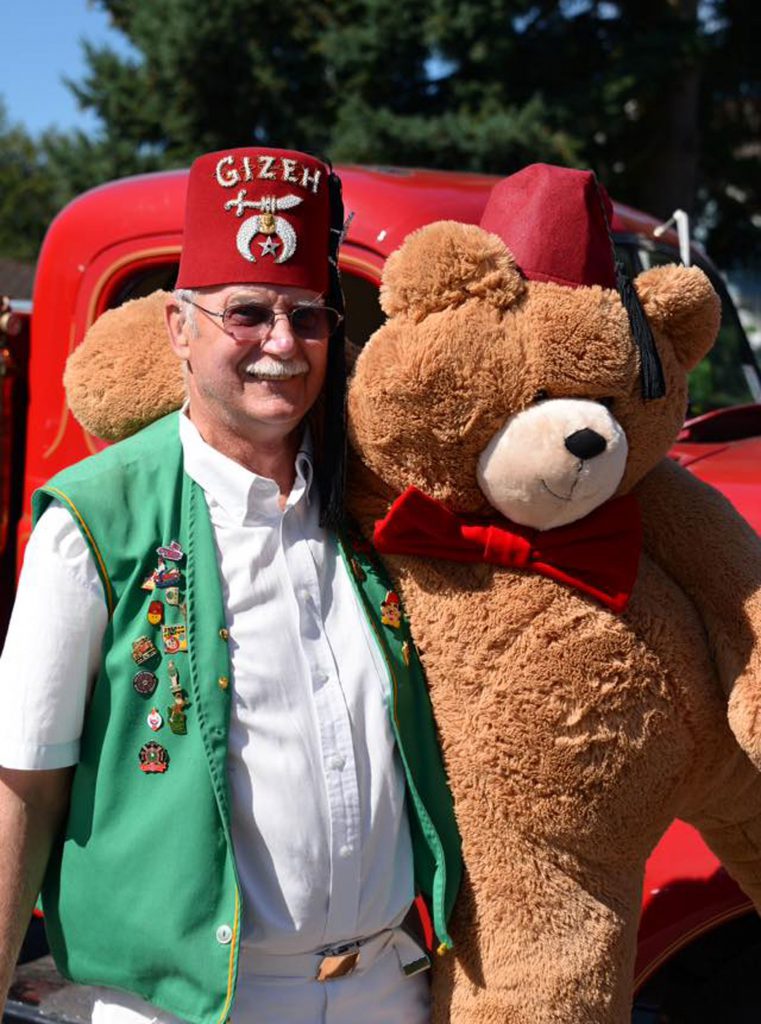 Art Bossons as President of the Cowichan Valley Shrine Club, 2018 (photo: Cowichan Valley Shrine Club)